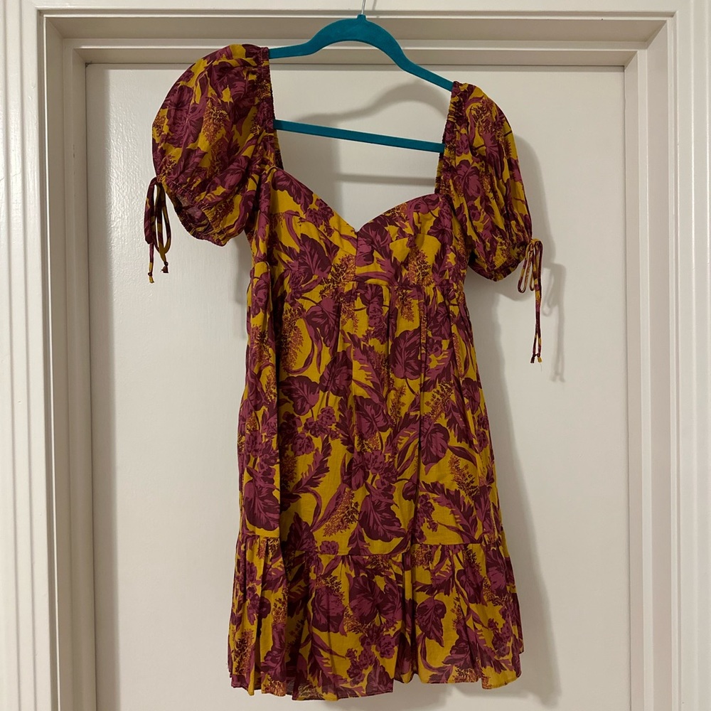Olivaceous Purple Floral Dress